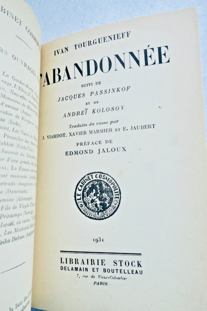 Drei russische Erzählungen von Turgenev