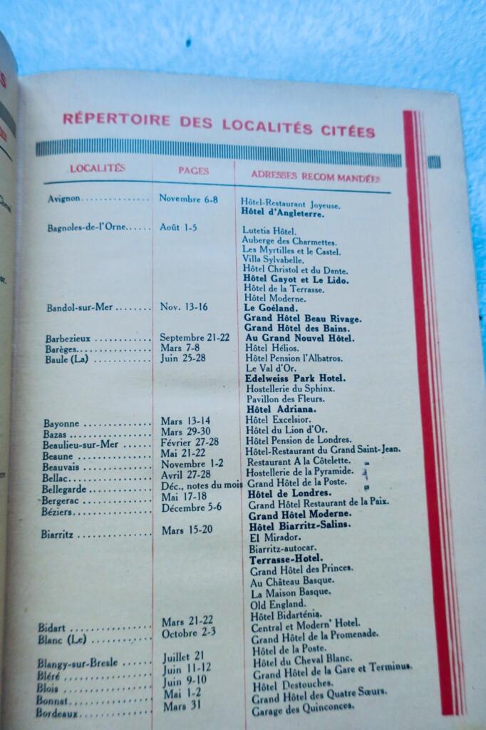 Jahresführer des Touring Clubs 1930