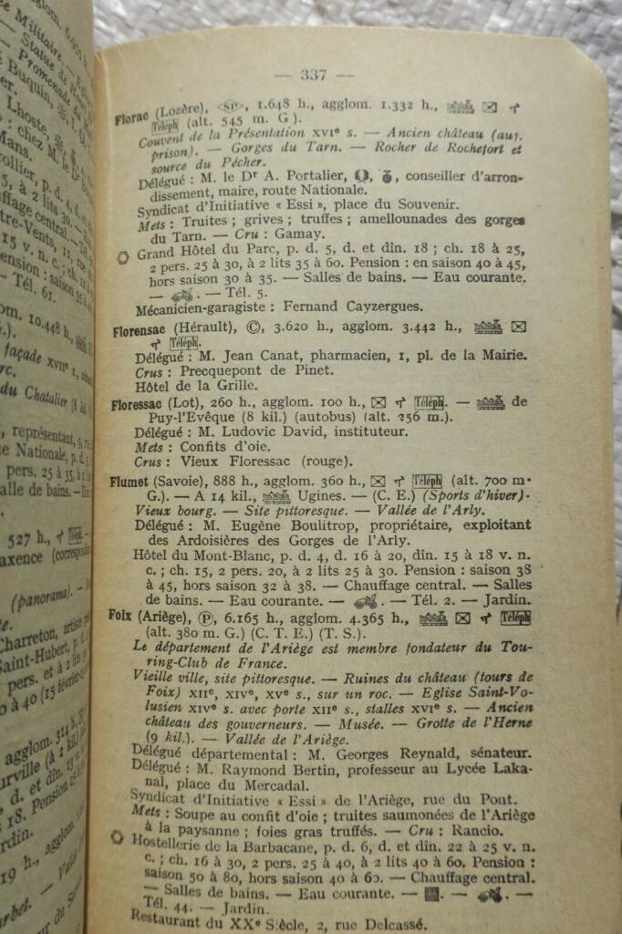 Touring Club of France 1930
