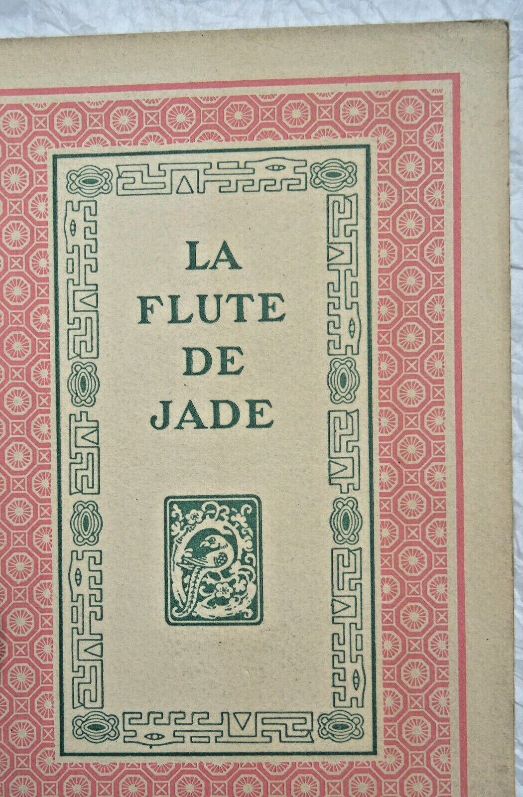 Kunstedition von H. Piazza<span class="lla-card-orig-wrap"><span class="lla-card-orig">❦ TOUSSAINT LA FLÛTE DE JADE L’EDITION D’ART H. PIAZZA</span></span> - La Librairie Antique