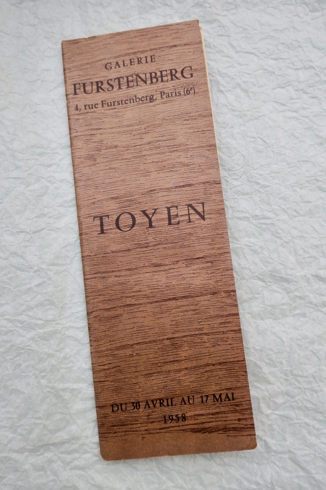 Exhibition catalog from 1958 - Image 3
