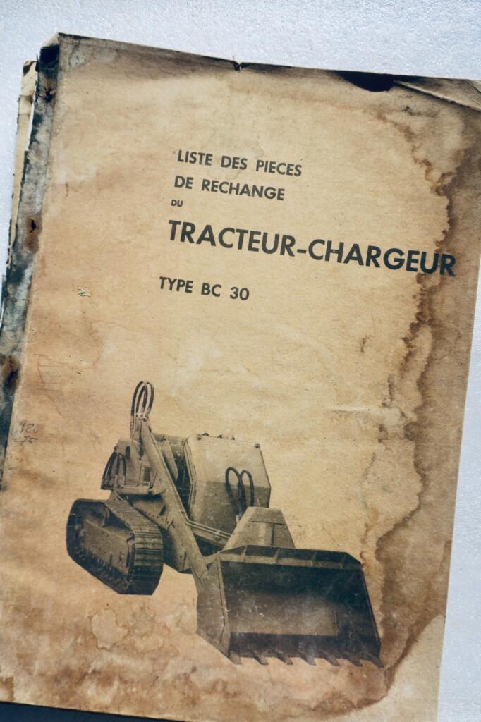 BC 30 Tractor Loader Spare Parts Catalog