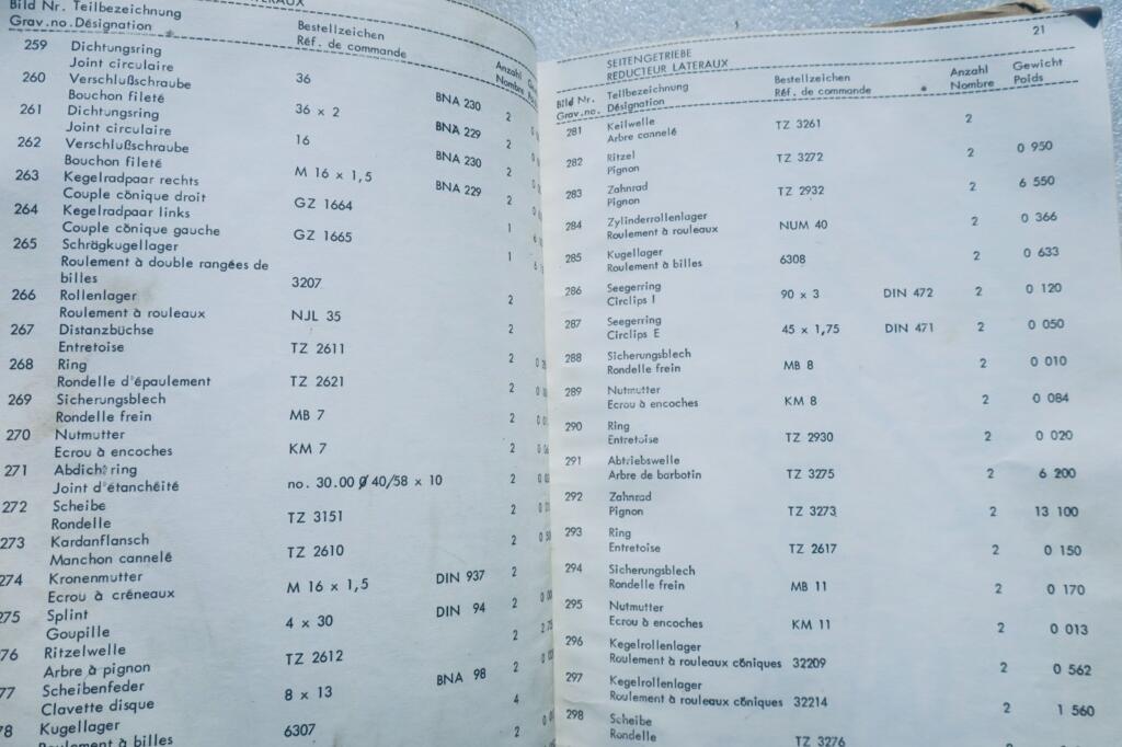 BC 30 Tractor Loader Spare Parts Catalog