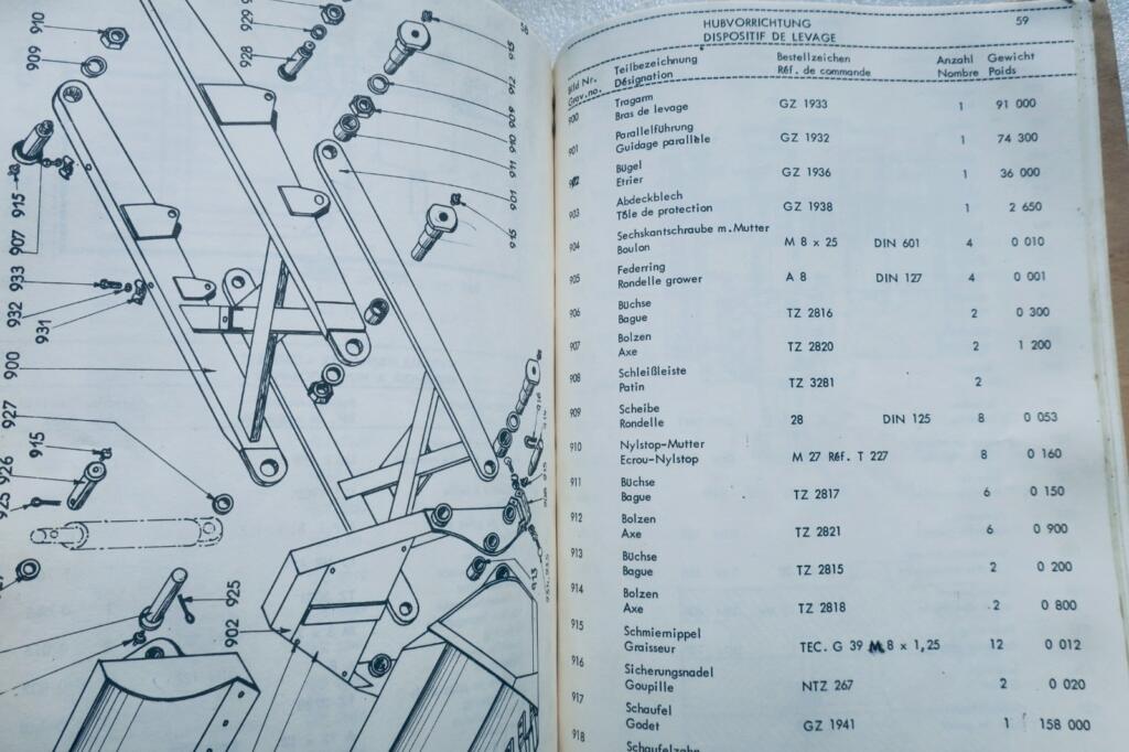 BC 30 Tractor Loader Spare Parts Catalog