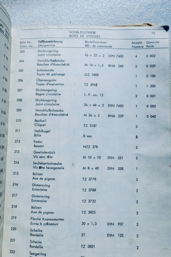 BC 30 Tractor Loader Spare Parts Catalog