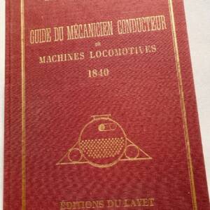 1840 Nachdruck des Lokomotivführer-Handbuchs