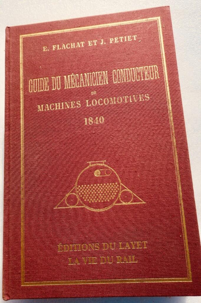 1840 Nachdruck des Lokomotivführer-Handbuchs