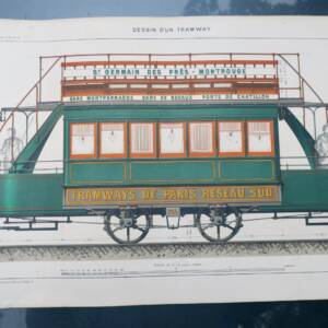 Train WAGON 50,5 x 32,5 cm