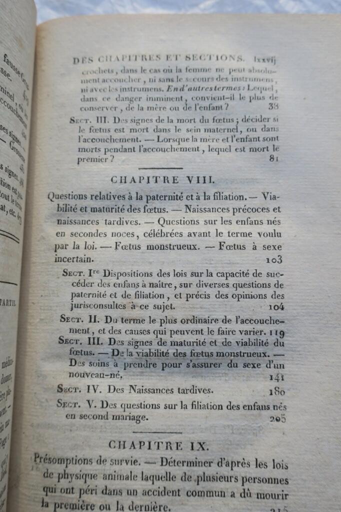 Traité de Médecine Légale et d’Hygiène, ou de Police 1813