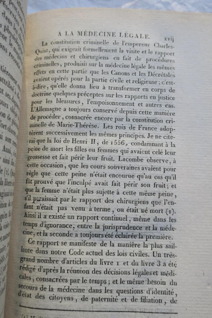 Traité de Médecine Légale et d’Hygiène, ou de Police 1813