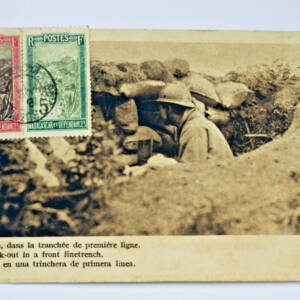 Tranchée de première ligne Madagascar Diego Suarez 1917