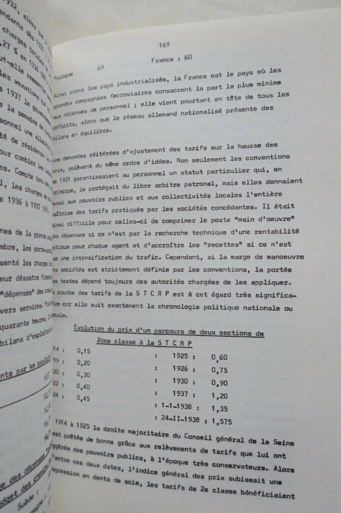 Transport Analyse historique de l’évolution des transports en commun..parisienne