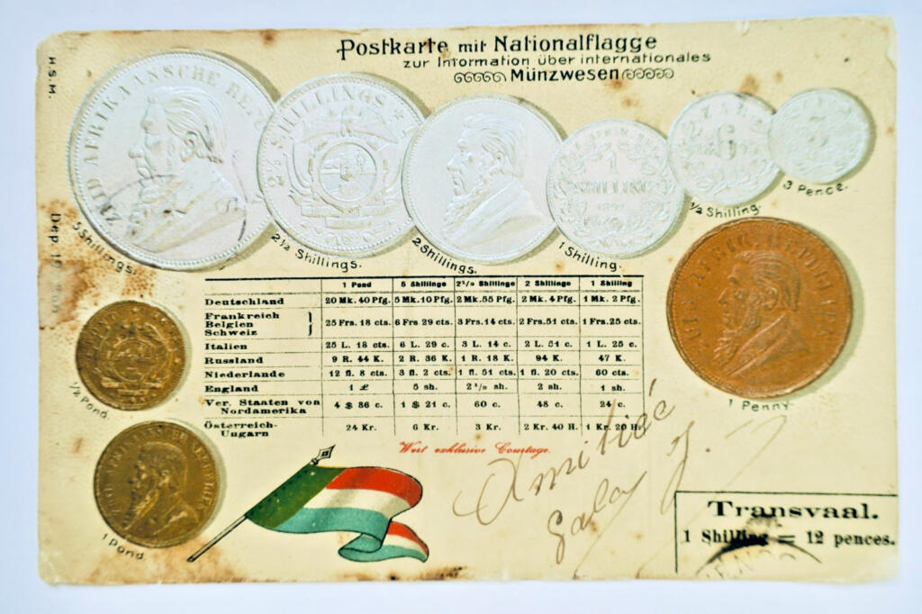 Transvaal-Münzprägung und nationales Pavilion