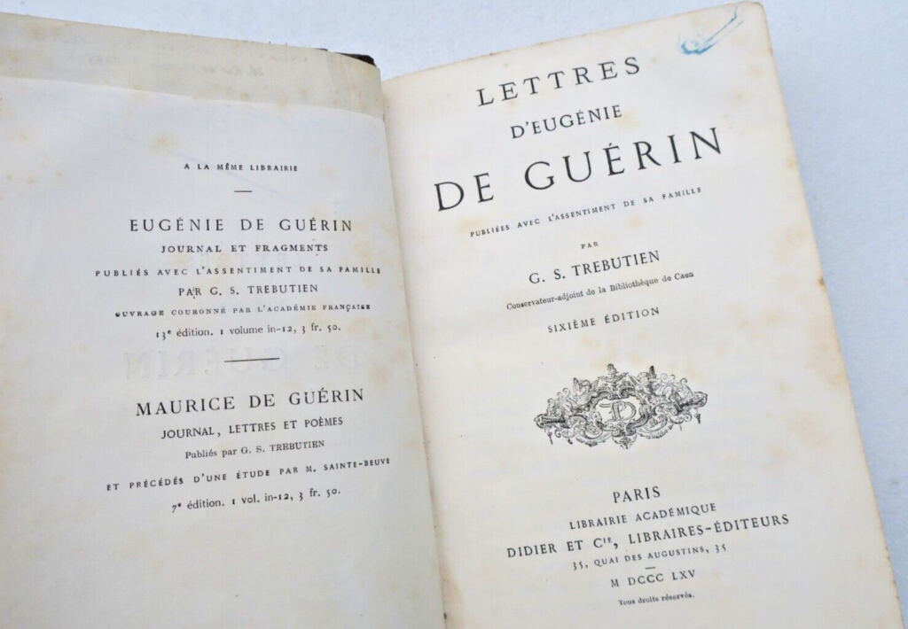 Briefe von Eugénie de Guérin