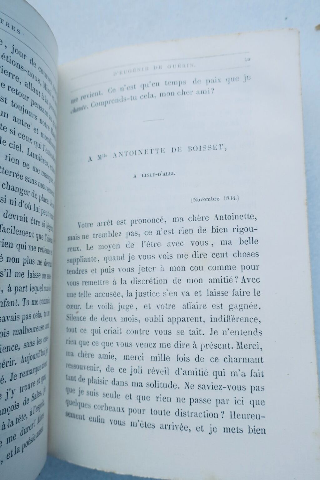 Briefe von Eugénie de Guérin