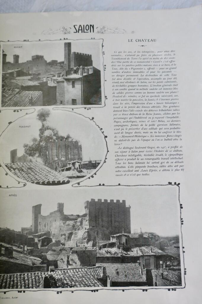 1909年プロヴァンス地震記念アルバム