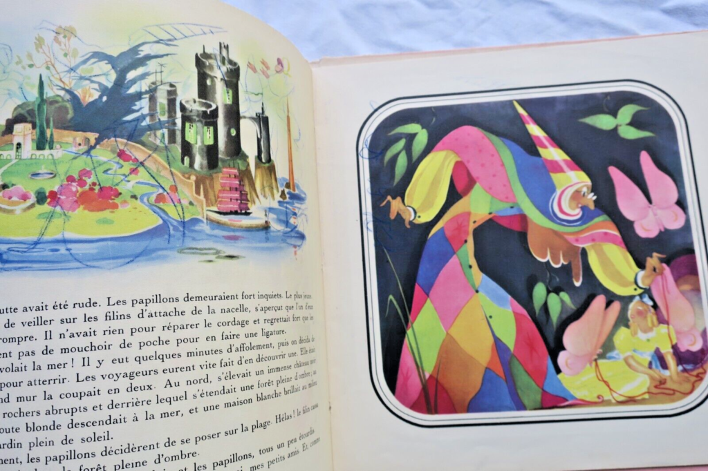 Enchanted tale of three magical pink butterflies