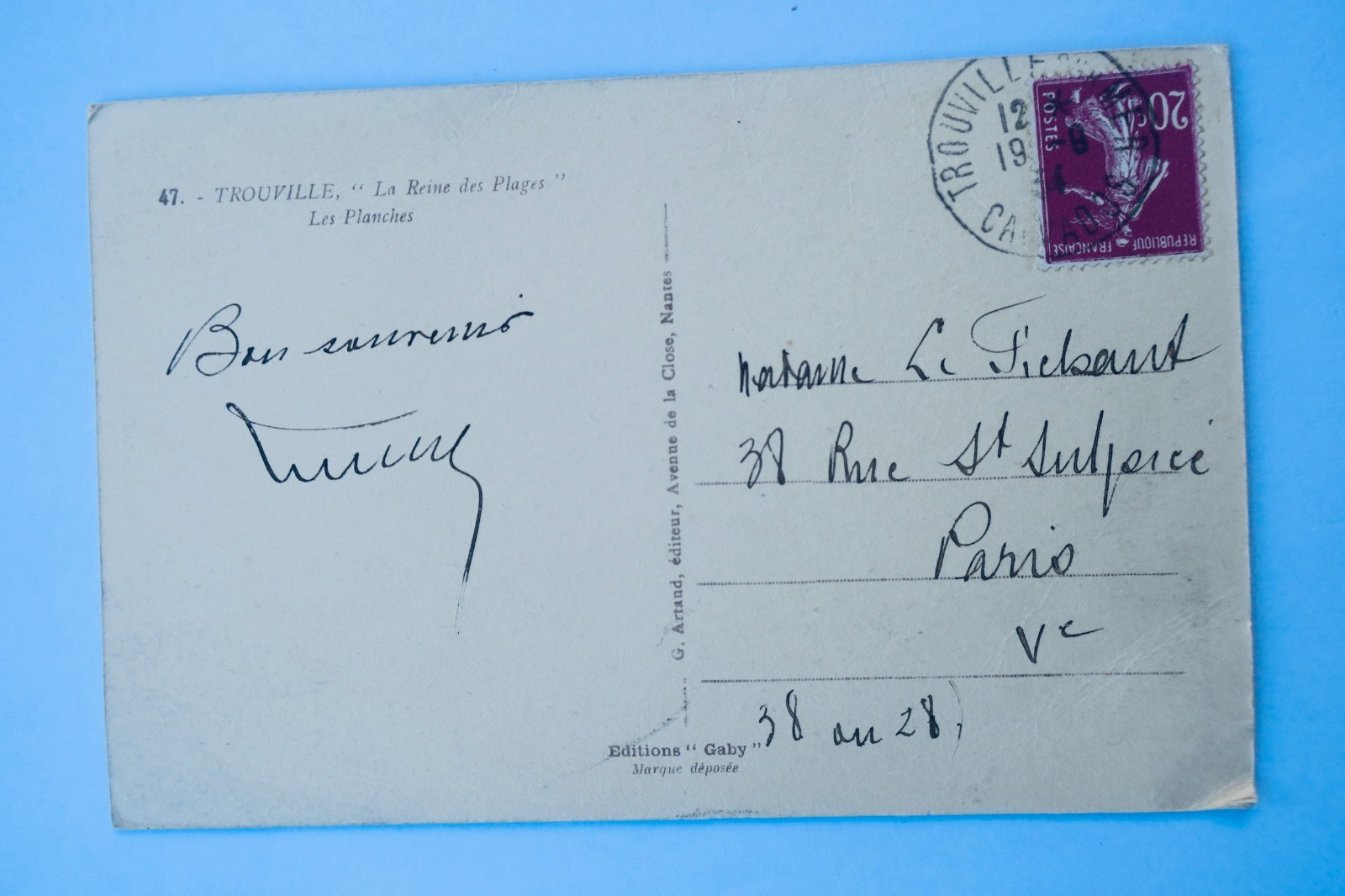 Trouville la reine des plages Les planches - La Librairie Antique
