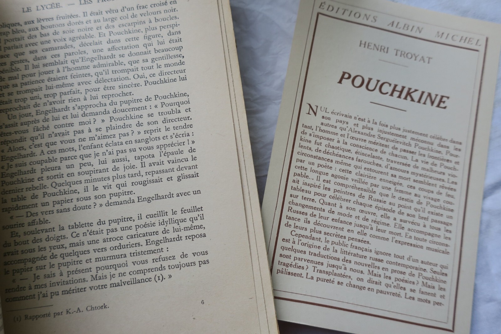 TROYAT (Henri). Pouchkine +envoi – Image 9