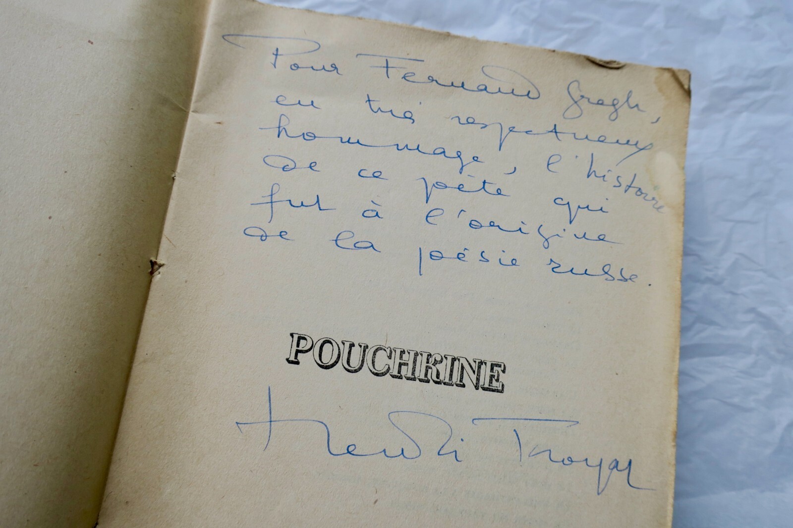 TROYAT (Henri). Pouchkine +envoi – Image 6