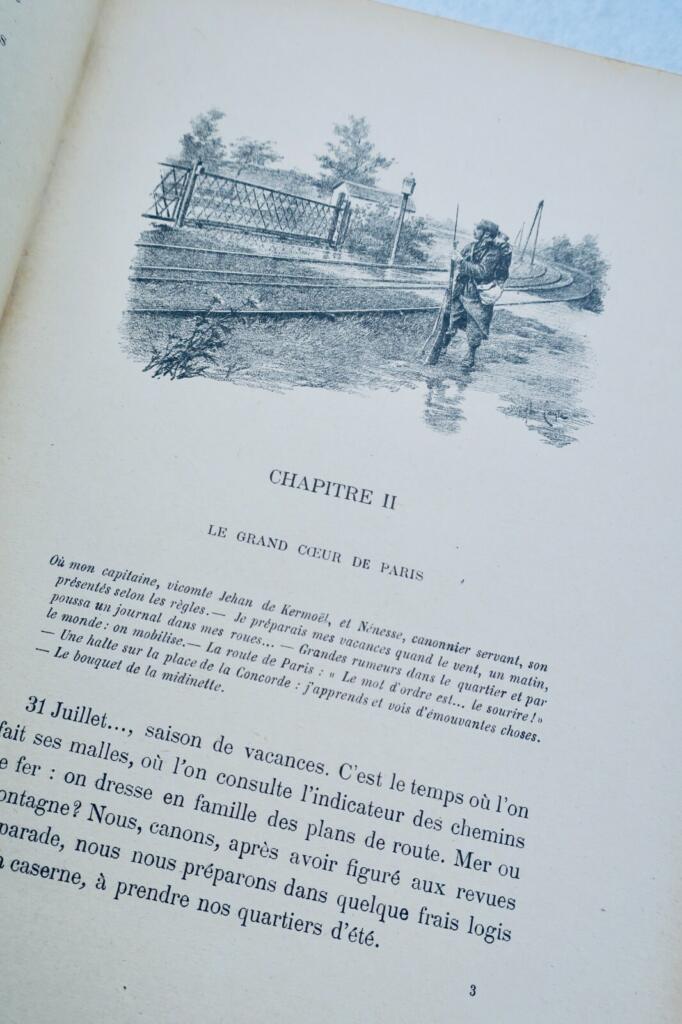 WWI Artillery memoirs with technical illustrations