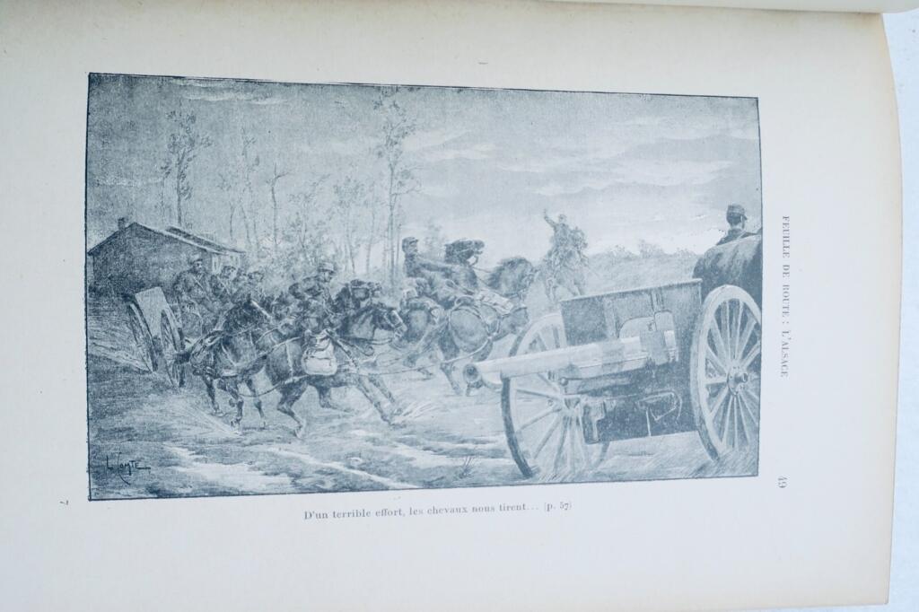 WWI Artillery memoirs with technical illustrations