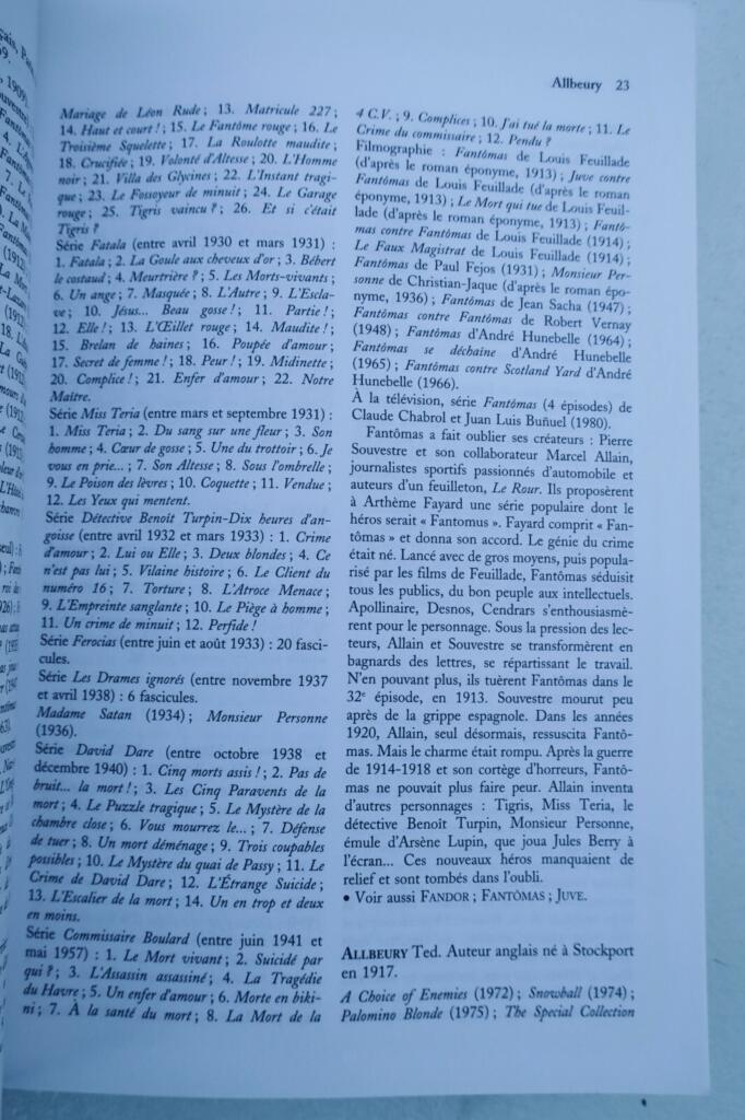 Detective Fiction Encyclopedia 1841-2005