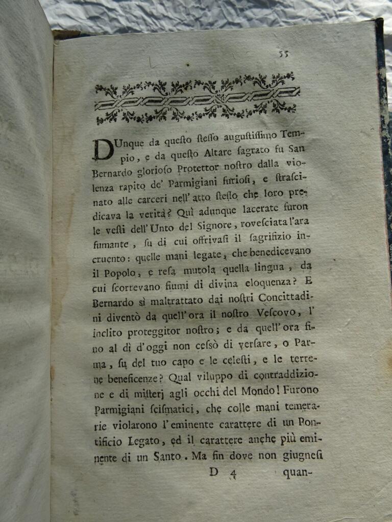 TURCHI F.ADEODATO. Orazioni, discorsi, omelie e pastorali…1791