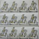 Turquie cavalerie infanterie, aquarellé - La Librairie Antique