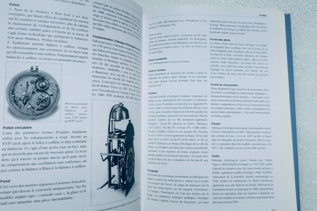 Wörterbuch der Uhrmacherkunst
