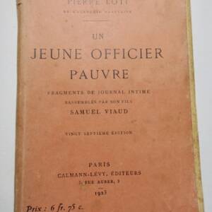 Un jeune officier pauvre  Pierre Loti EO