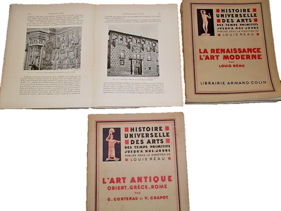 Universal History Of The Arts 3 Volumes REAU