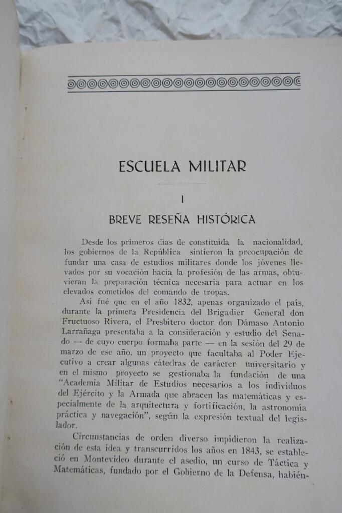 Uruguay la escuela militar en su cincuentenario 1935