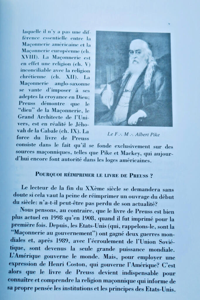 USA franc-maçonnerie Etude sur la Franc-Maçonnerie américaine PREUSS Arthur