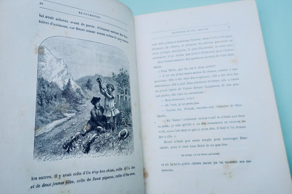 VADIER Berthe. Blanchette, histoire d’une chèvre HETZEL