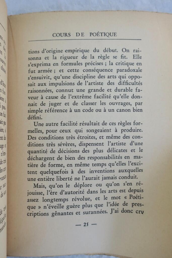 Introduction to Poetics by Valery