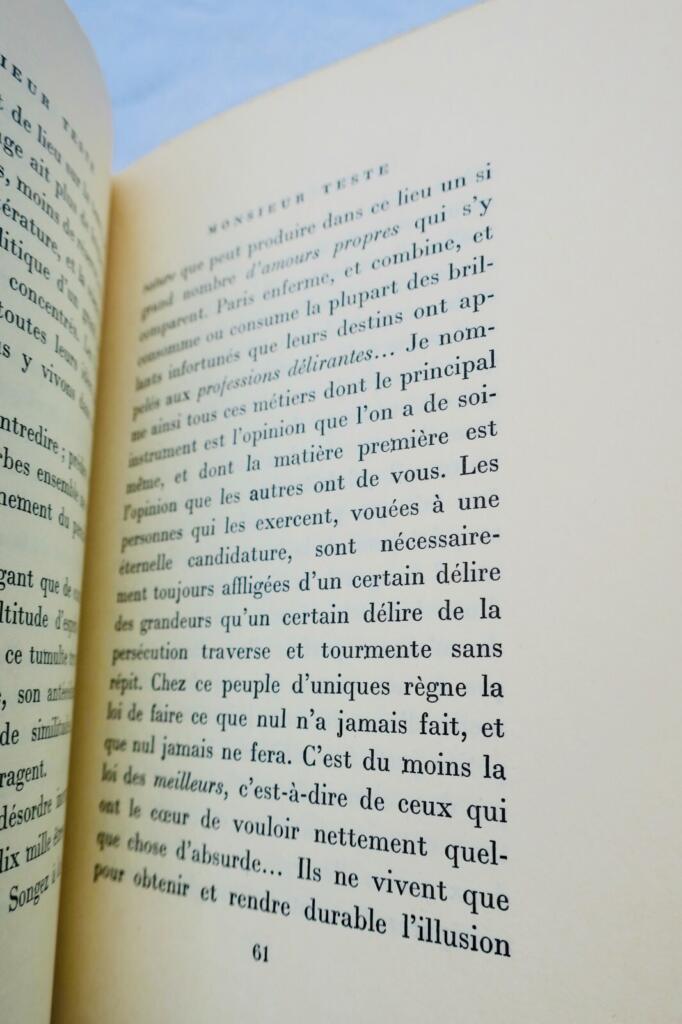 Monsieur Teste von Paul Valery