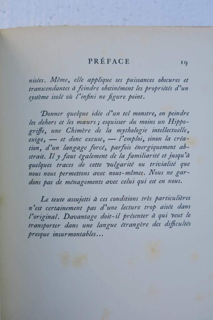 モンシュー・テストと書簡詩を含む全作品集