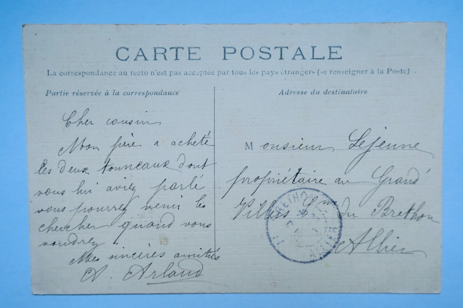 Vallon place de la liberté - La Librairie Antique