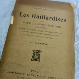 Van Bever Les gaillardises du Sieur de Mont-Gaillard + dédicace