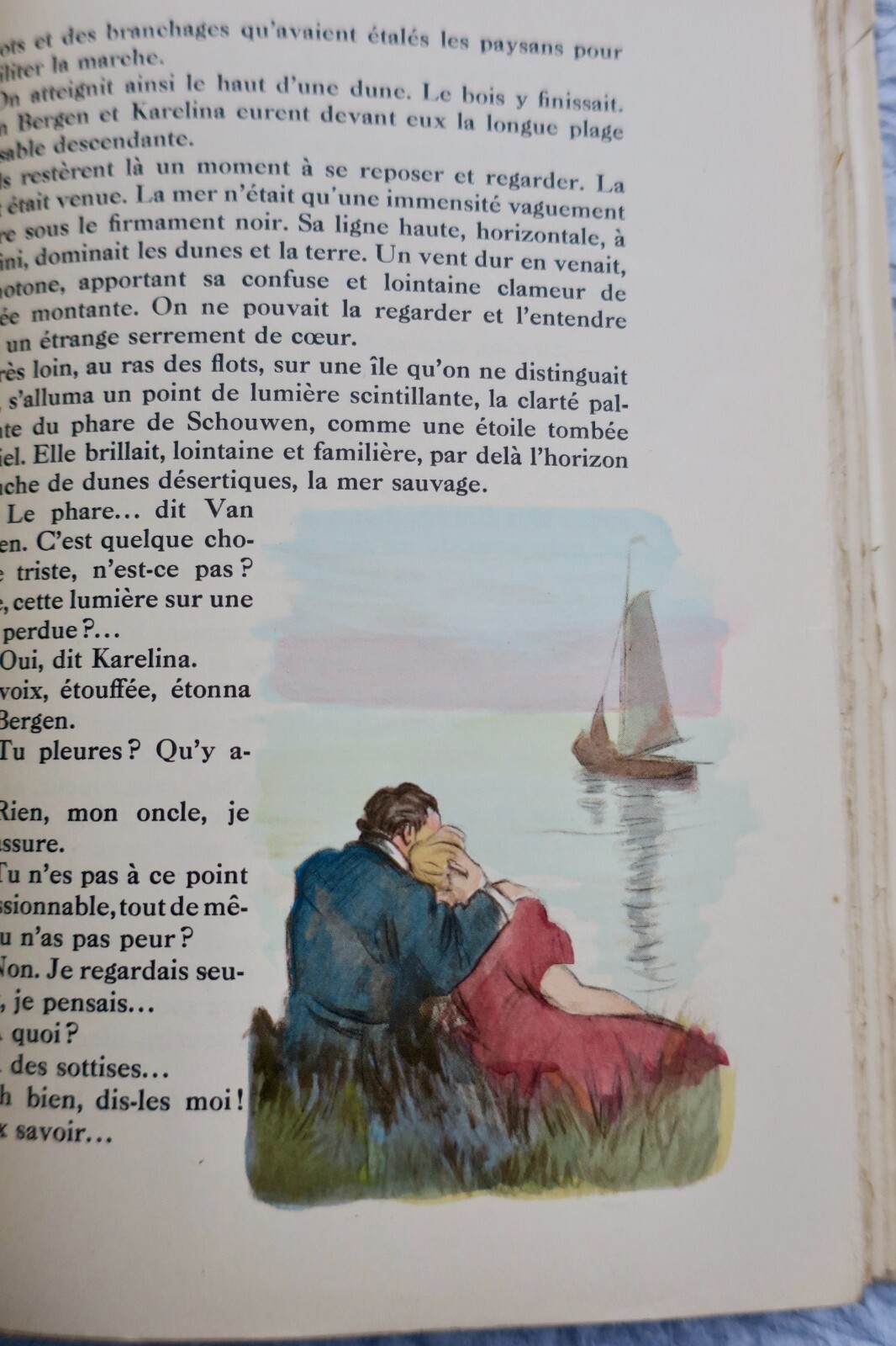 Original illustrations in a literary work<span class="lla-card-orig-wrap"><span class="lla-card-orig">❦ VAN DER MEERSCH (Maxence) L’Empreinte du Dieu. Aquarelles originales de Swyncop</span></span> - La Librairie Antique