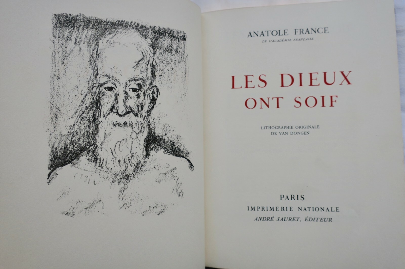 van Dongen FRANCE Les dieux ont soif