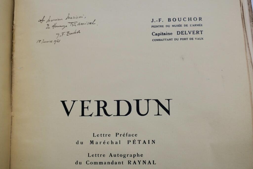 Verdun + envoi de l’auteur BOUCHOR J.-F. et CAPITAINE DELVERT