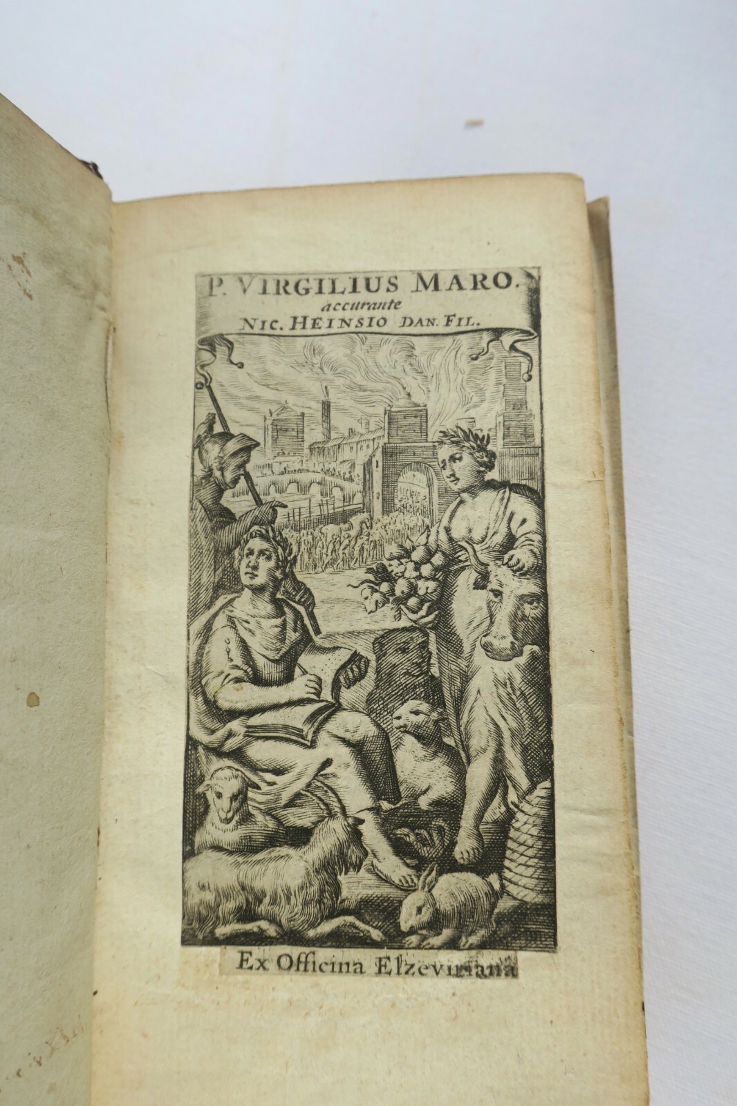 Vergilius Maro, Nicolaas Heinsius ex Off. Elzeviriana 17e – Image 8