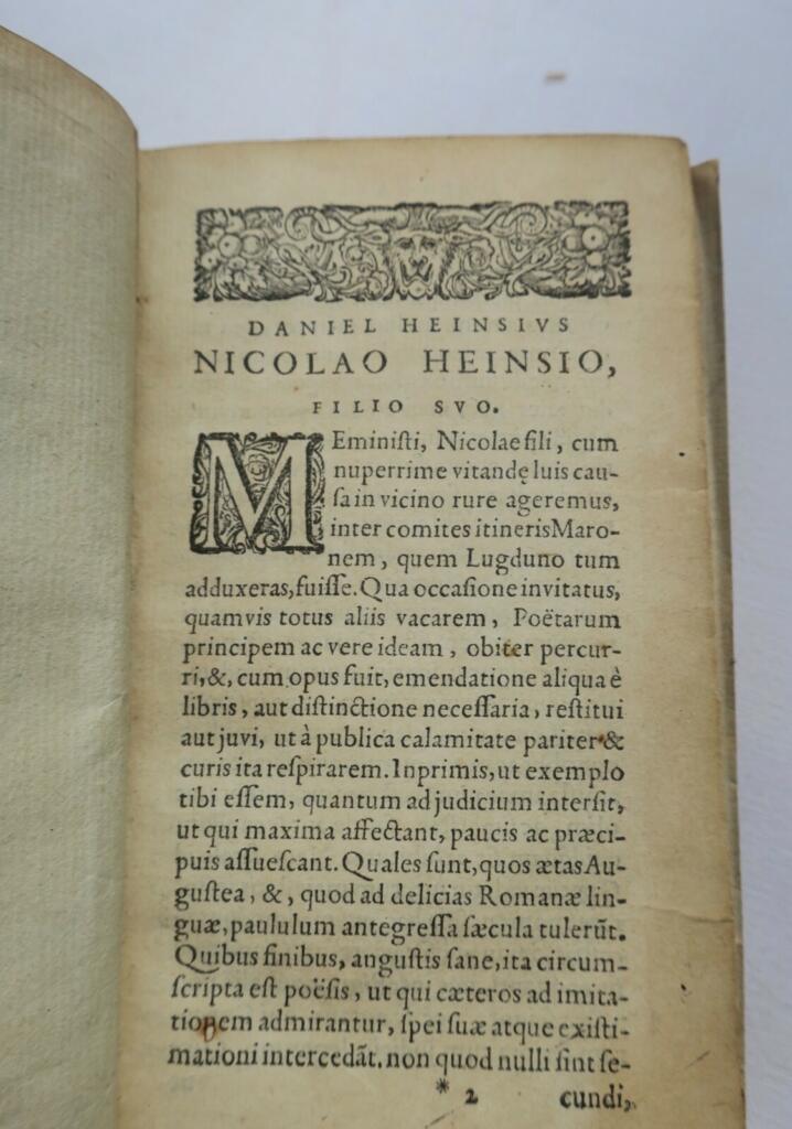 Vergil's Works with Heinsius Commentary