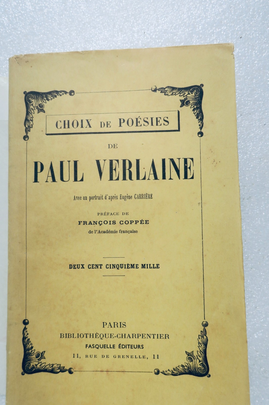VERLAINE Paul Verlaine Poetry Selection Antique Book - La Librairie Antique