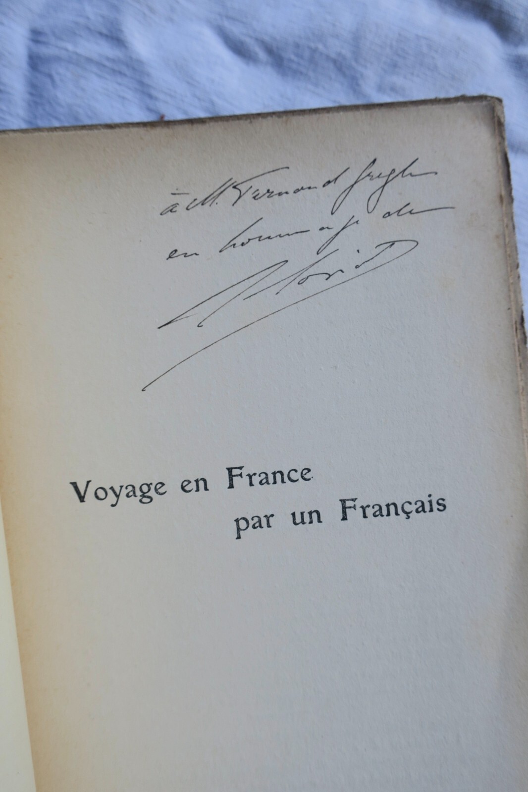Verlaine Voyage en France par un Français 1907