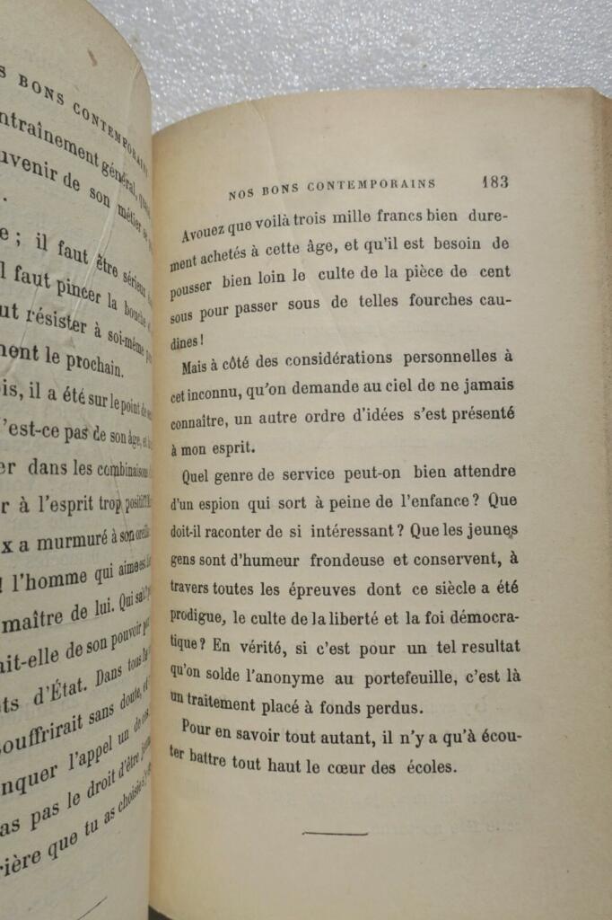 VERON Pierre Nos bons contemporains 1877