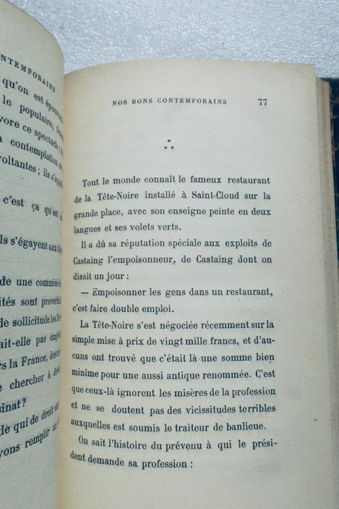 VERON Pierre Nos bons contemporains 1877