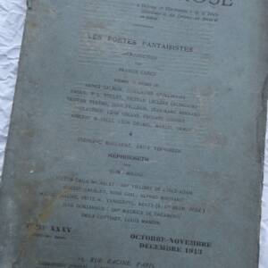 Vers et Prose 1913, octobre, novembre, décembre